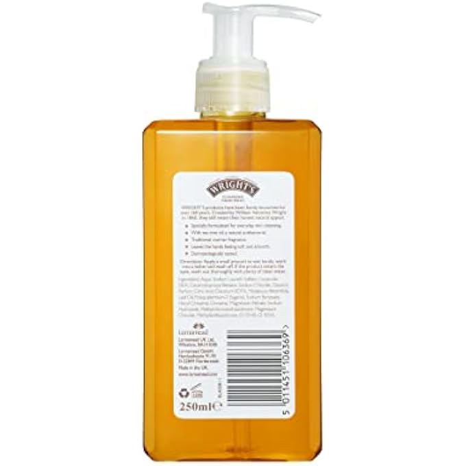 Wright's CLEANSING HAND WASH, WITH COAL TAR FRAGRANCE 250G, FORMULATED FOR EVERYDAY SKIN CLEANSING, ACTIVE INGREDIENTS WITH NATURAL ANTIBACTERAL PROPERTIES. - Image 2